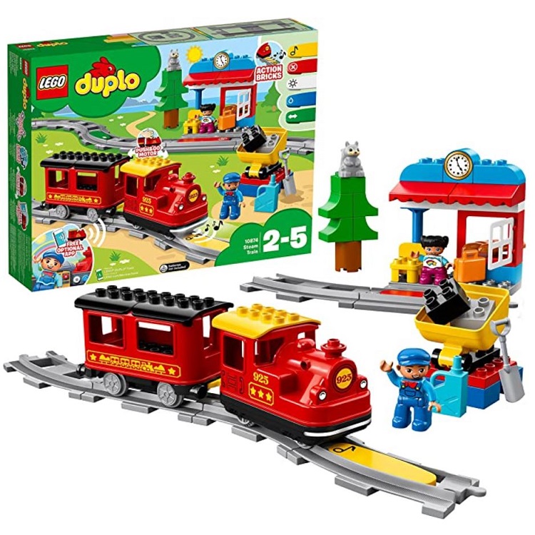 LEGO 10874 DUPLO Dampfeisenbahn mit Licht und Geräuschen