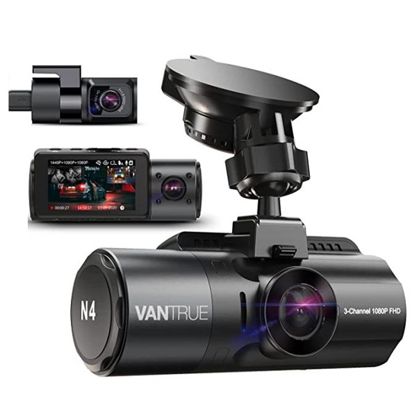 VANTRUE N4 3 Lens 4K Dashcam
